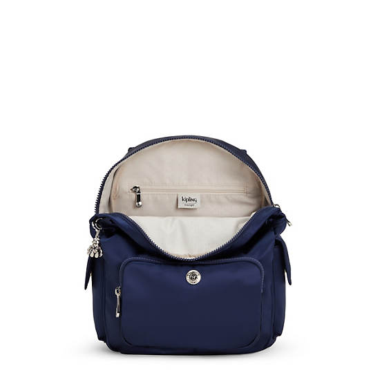 Kipling City Pack Small Classic Ryggsekk Blå | NO 1718CT